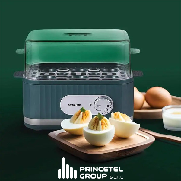 Green Lion Smart Egg Cooker - mobile shop in Hamra, Beirut, Lebanon. New and used phones, iPhone, Samsung, Huawei, Xiaomi, Oppo, Realme, Honor, Google Pixel, tablets, laptops, computers, and accessories. متجر موبايلات في الحمرا، بيروت، لبنان. هواتف جديدة ومستعملة، آيفون، سامسونج، هواوي، شاومي، أوبو، ريلمي، هونر، جوجل بيكسل، أجهزة لوحية، لابتوبات، كمبيوترات، واكسسوارات.