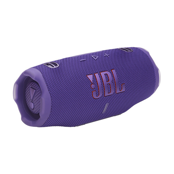 JBL Charge6  Splashproof Portable Bluetooth  Speaker - Purple - mobile shop in Hamra, Beirut, Lebanon. New and used phones, iPhone, Samsung, Huawei, Xiaomi, Oppo, Realme, Honor, Google Pixel, tablets, laptops, computers, and accessories. متجر موبايلات في الحمرا، بيروت، لبنان. هواتف جديدة ومستعملة، آيفون، سامسونج، هواوي، شاومي، أوبو، ريلمي، هونر، جوجل بيكسل، أجهزة لوحية، لابتوبات، كمبيوترات، واكسسوارات.