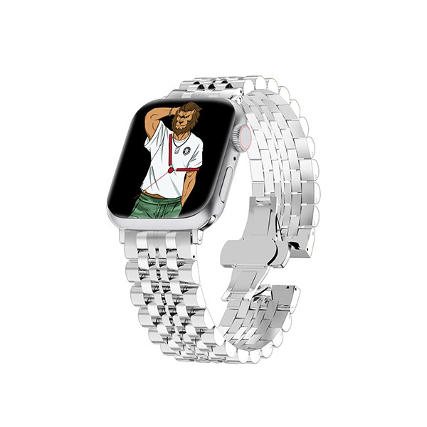 Green Lion Mettalic Picolla Silver Bracelet 42/44/45mm, mobiles, lebanon, samsung, iphones, new, used, laptops, computers, huawei, phone, mobile prices in lebanon,mobile prices