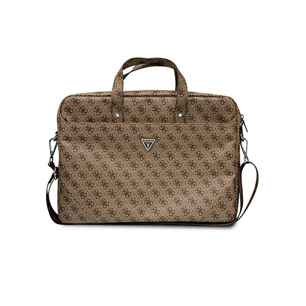 Guess Gucb15p4tw 16 Inch Brown Saffiano 4g Hot Stamp Triangle Logo, mobiles, lebanon, samsung, iphones, new, used, laptops, computers, huawei, phone, mobile prices in lebanon,mobile prices