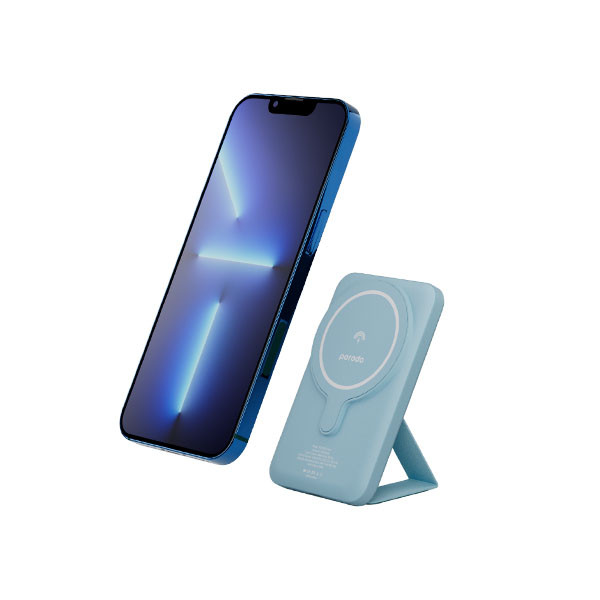 Porodo 5000mAh Magsafe Power bank - Blue, mobiles, lebanon, samsung, iphones, new, used, laptops, computers, huawei, phone, mobile prices in lebanon,mobile prices