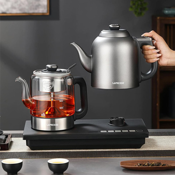 LePresso AuraBrew Tea and Water Brewer with Interactive Panel - Gray - mobile shop in Hamra, Beirut, Lebanon. New and used phones, iPhone, Samsung, Huawei, Xiaomi, Oppo, Realme, Honor, Google Pixel, tablets, laptops, computers, and accessories. متجر موبايلات في الحمرا، بيروت، لبنان. هواتف جديدة ومستعملة، آيفون، سامسونج، هواوي، شاومي، أوبو، ريلمي، هونر، جوجل بيكسل، أجهزة لوحية، لابتوبات، كمبيوترات، واكسسوارات.