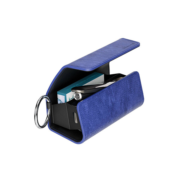 Levelo Neo Leather Case Iqos Iluma 2023 with Terra Ciggaratte Compartment Blue, mobiles, lebanon, samsung, iphones, new, used, laptops, computers, huawei, phone, mobile prices in lebanon,mobile prices