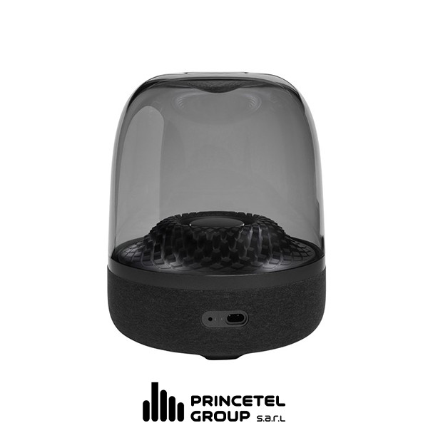 Harman Kardon Aura Studio 4 Bluetooth Home Speaker - mobile shop in Hamra, Beirut, Lebanon. New and used phones, iPhone, Samsung, Huawei, Xiaomi, Oppo, Realme, Honor, Google Pixel, tablets, laptops, computers, and accessories. متجر موبايلات في الحمرا، بيروت، لبنان. هواتف جديدة ومستعملة، آيفون، سامسونج، هواوي، شاومي، أوبو، ريلمي، هونر، جوجل بيكسل، أجهزة لوحية، لابتوبات، كمبيوترات، واكسسوارات.