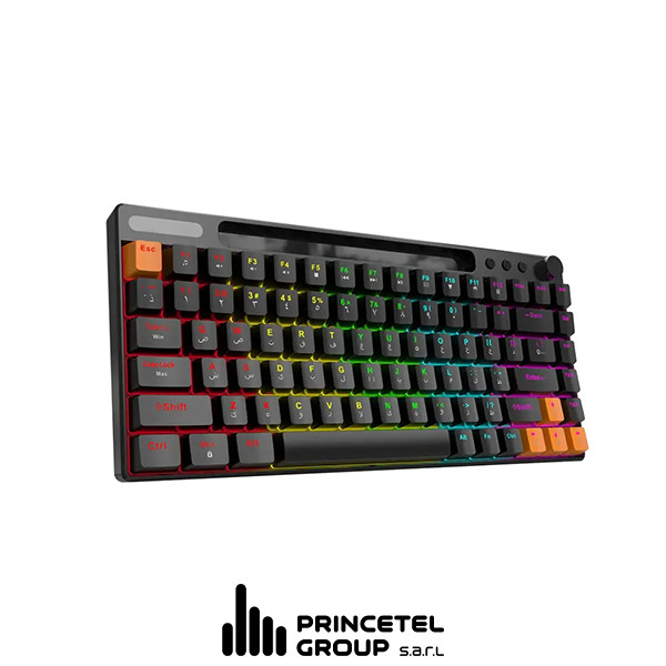 Porodo Gaming Wired Mechanical  Keyboard - Black - mobile shop in Hamra, Beirut, Lebanon. New and used phones, iPhone, Samsung, Huawei, Xiaomi, Oppo, Realme, Honor, Google Pixel, tablets, laptops, computers, and accessories. متجر موبايلات في الحمرا، بيروت، لبنان. هواتف جديدة ومستعملة، آيفون، سامسونج، هواوي، شاومي، أوبو، ريلمي، هونر، جوجل بيكسل، أجهزة لوحية، لابتوبات، كمبيوترات، واكسسوارات.