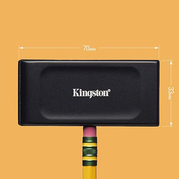 Kingston 2TB XS1000 USB-C 3.2 Gen 2 External SSD-Black - mobile shop in Hamra, Beirut, Lebanon. New and used phones, iPhone, Samsung, Huawei, Xiaomi, Oppo, Realme, Honor, Google Pixel, tablets, laptops, computers, and accessories. متجر موبايلات في الحمرا، بيروت، لبنان. هواتف جديدة ومستعملة، آيفون، سامسونج، هواوي، شاومي، أوبو، ريلمي، هونر، جوجل بيكسل، أجهزة لوحية، لابتوبات، كمبيوترات، واكسسوارات.
