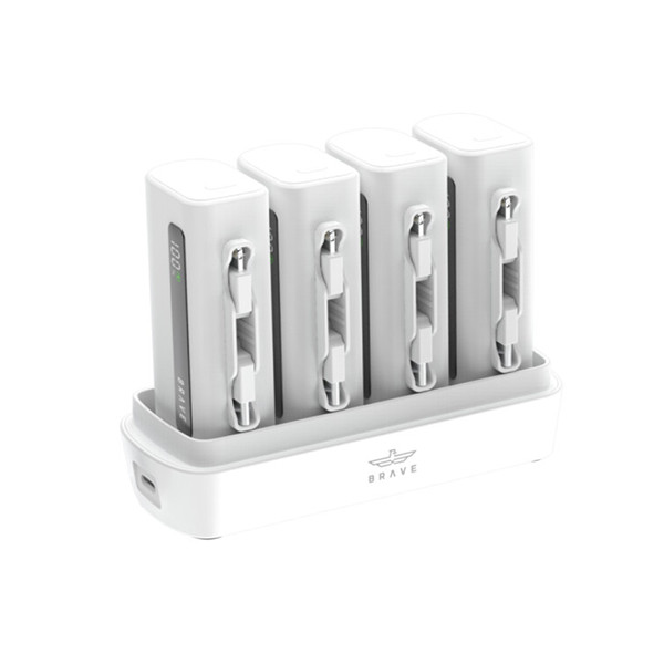 Brave 4in1 Power Station White 5000*4BP 23P, mobiles, lebanon, samsung, iphones, new, used, laptops, computers, huawei, phone, mobile prices in lebanon,mobile prices