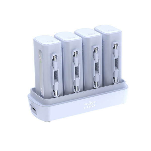 Brave 4in1 Power Station Blue 5000*4BP 23P, mobiles, lebanon, samsung, iphones, new, used, laptops, computers, huawei, phone, mobile prices in lebanon,mobile prices