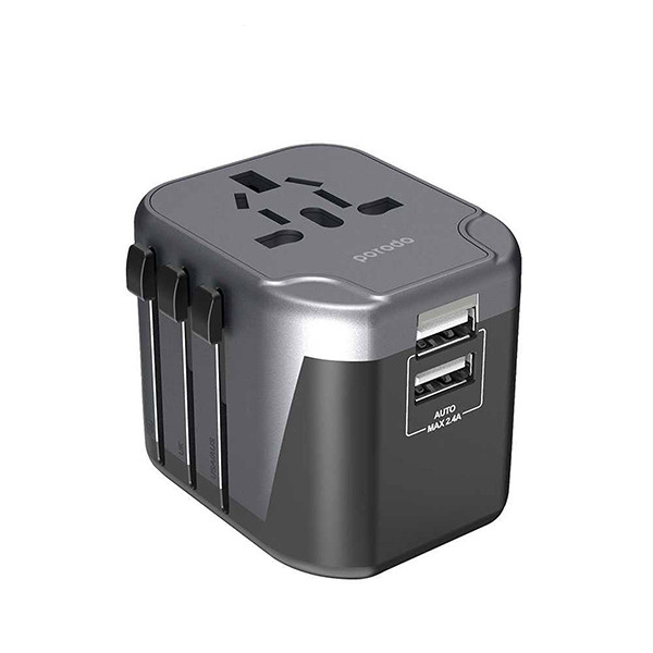 Porodo 8A Dual Fuse AC Output Universal Travel Charger, mobiles, lebanon, samsung, iphones, new, used, laptops, computers, huawei, phone, mobile prices in lebanon,mobile prices