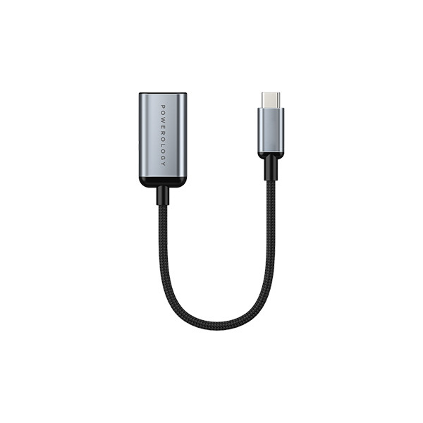 Powerology Braided Type-C to HDMI Cable, mobiles, lebanon, samsung, iphones, new, used, laptops, computers, huawei, phone, mobile prices in lebanon,mobile prices