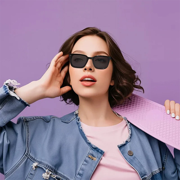 Powerology Nice BT  Sunglass with Touch Control+ Bright  Black Lens - Black - mobile shop in Hamra, Beirut, Lebanon. New and used phones, iPhone, Samsung, Huawei, Xiaomi, Oppo, Realme, Honor, Google Pixel, tablets, laptops, computers, and accessories. متجر موبايلات في الحمرا، بيروت، لبنان. هواتف جديدة ومستعملة، آيفون، سامسونج، هواوي، شاومي، أوبو، ريلمي، هونر، جوجل بيكسل، أجهزة لوحية، لابتوبات، كمبيوترات، واكسسوارات.