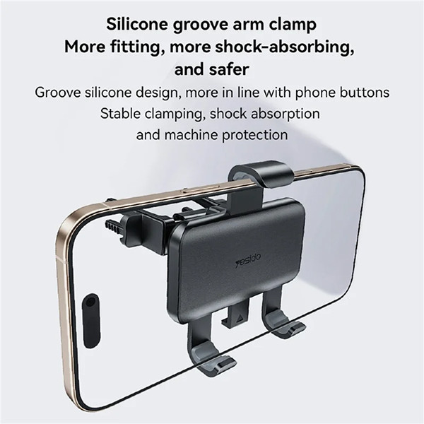Yesido C240 Car Holder Diameter Adjustable - mobile shop in Hamra, Beirut, Lebanon. New and used phones, iPhone, Samsung, Huawei, Xiaomi, Oppo, Realme, Honor, Google Pixel, tablets, laptops, computers, and accessories. متجر موبايلات في الحمرا، بيروت، لبنان. هواتف جديدة ومستعملة، آيفون، سامسونج، هواوي، شاومي، أوبو، ريلمي، هونر، جوجل بيكسل، أجهزة لوحية، لابتوبات، كمبيوترات، واكسسوارات.