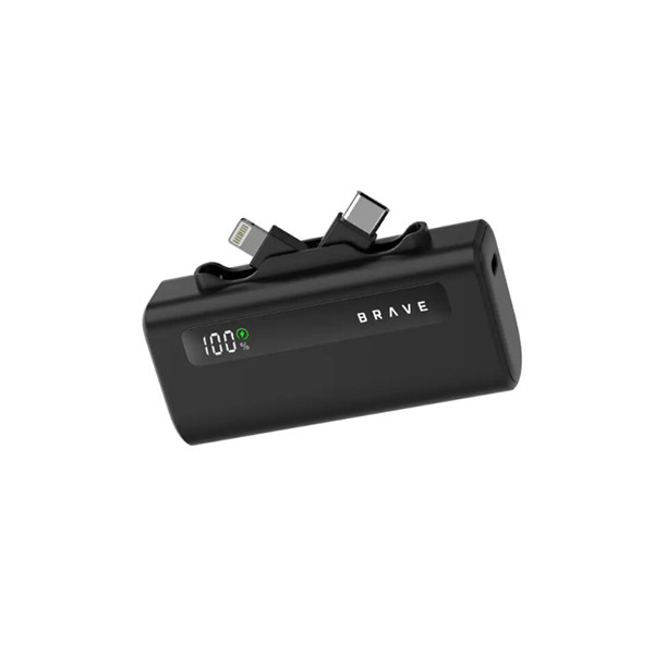Brave Mini Portable Power bank 5000mAh Black BP-22P, mobiles, lebanon, samsung, iphones, new, used, laptops, computers, huawei, phone, mobile prices in lebanon,mobile prices