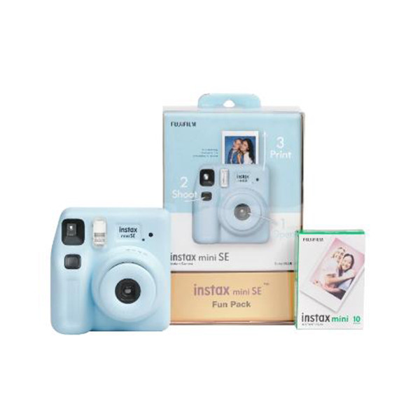 Fujifilm Instax Mini SE Fun Pack Instant Camera Light Blue, mobiles, lebanon, samsung, iphones, new, used, laptops, computers, huawei, phone, mobile prices in lebanon,mobile prices