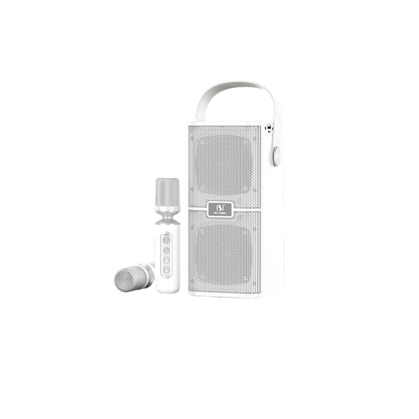 Ys-218 Hifi Wireless Karaoke Speaker With 2 Wireless Microphone Gray, mobiles, lebanon, samsung, iphones, new, used, laptops, computers, huawei, phone, mobile prices in lebanon,mobile prices