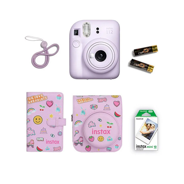 Instax Camera Blush Pink Film For Fujifilm Instax Mini 12 Purple, mobiles, lebanon, samsung, iphones, new, used, laptops, computers, huawei, phone, mobile prices in lebanon,mobile prices