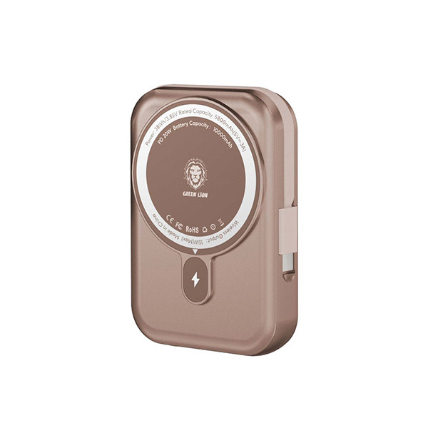 Green Lion Monaco Magsafe  10000mah Power Bank -  Desert Titanium, mobiles, lebanon, samsung, iphones, new, used, laptops, computers, huawei, phone, mobile prices in lebanon,mobile prices