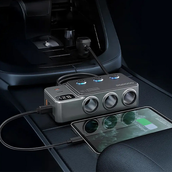 Porodo car charger  Bluetooth version: V5.4 Music format:  MP3/WMA light: 7 colors - Dark  Grey - mobile shop in Hamra, Beirut, Lebanon. New and used phones, iPhone, Samsung, Huawei, Xiaomi, Oppo, Realme, Honor, Google Pixel, tablets, laptops, computers, and accessories. متجر موبايلات في الحمرا، بيروت، لبنان. هواتف جديدة ومستعملة، آيفون، سامسونج، هواوي، شاومي، أوبو، ريلمي، هونر، جوجل بيكسل، أجهزة لوحية، لابتوبات، كمبيوترات، واكسسوارات.