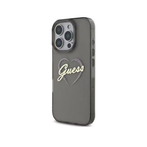 Guess Hard Case Heart Logo 16 Pro Max Black - mobile shop in Hamra, Beirut, Lebanon. New and used phones, iPhone, Samsung, Huawei, Xiaomi, Oppo, Realme, Honor, Google Pixel, tablets, laptops, computers, and accessories. متجر موبايلات في الحمرا، بيروت، لبنان. هواتف جديدة ومستعملة، آيفون، سامسونج، هواوي، شاومي، أوبو، ريلمي، هونر، جوجل بيكسل، أجهزة لوحية، لابتوبات، كمبيوترات، واكسسوارات.