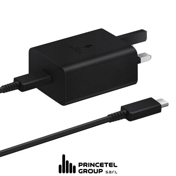 Samsung Travel Adapter 45W with  1.8M USB Type-C to Type-C Cable - Black - mobile shop in Hamra, Beirut, Lebanon. New and used phones, iPhone, Samsung, Huawei, Xiaomi, Oppo, Realme, Honor, Google Pixel, tablets, laptops, computers, and accessories. متجر موبايلات في الحمرا، بيروت، لبنان. هواتف جديدة ومستعملة، آيفون، سامسونج، هواوي، شاومي، أوبو، ريلمي، هونر، جوجل بيكسل، أجهزة لوحية، لابتوبات، كمبيوترات، واكسسوارات.