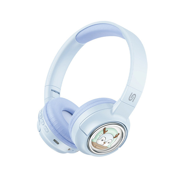 Porodo Soundtec Moose Kids Headphones 400mah - Blue, mobiles, lebanon, samsung, iphones, new, used, laptops, computers, huawei, phone, mobile prices in lebanon,mobile prices