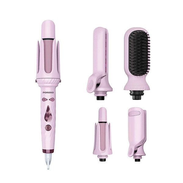 Porodo 5 in 1 Automatic Interchangeable Multifunction Hairstyler- Pink, mobiles, lebanon, samsung, iphones, new, used, laptops, computers, huawei, phone, mobile prices in lebanon,mobile prices