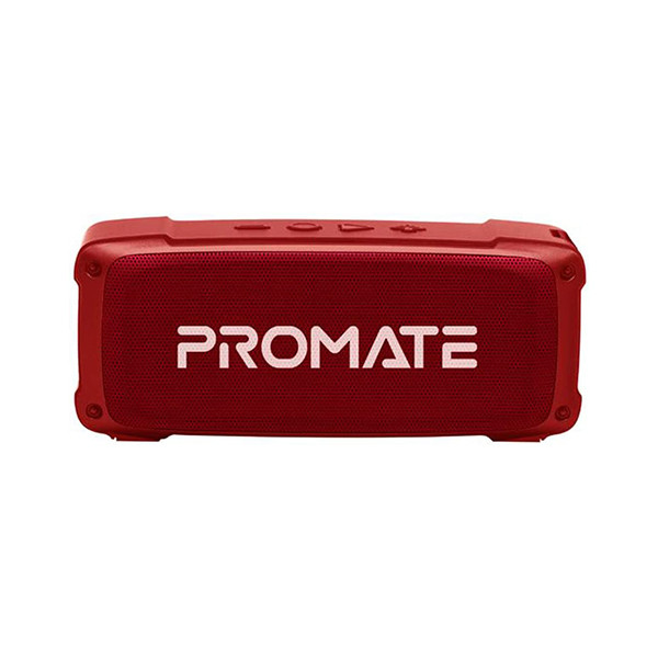 Promate Bluetooth Speaker, Premium 6W HD Rugged Wireless Speaker with 4H Playtime, Built-in Mic, FM Radio, 3.5mm Aux Port, TF Card Slot and USB Media Port for iPhone 12, iPad Pro, iPod, Android-Maroon, mobiles, lebanon, samsung, iphones, new, used, laptops, computers, huawei, phone, mobile prices in lebanon,mobile prices