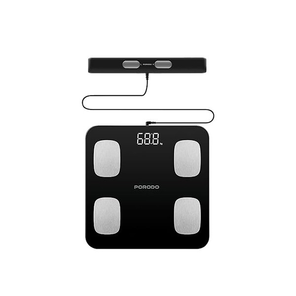 Porodo Lifestyle 8 Electrode Smart Body Analyzer Scale Composition with Digital Display, mobiles, lebanon, samsung, iphones, new, used, laptops, computers, huawei, phone, mobile prices in lebanon,mobile prices