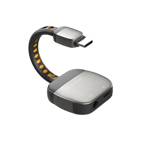 Powerology PD  60W Zinc Alloy Type-c to 3.5mm  Adapter - Gun Gey, mobiles, lebanon, samsung, iphones, new, used, laptops, computers, huawei, phone, mobile prices in lebanon,mobile prices
