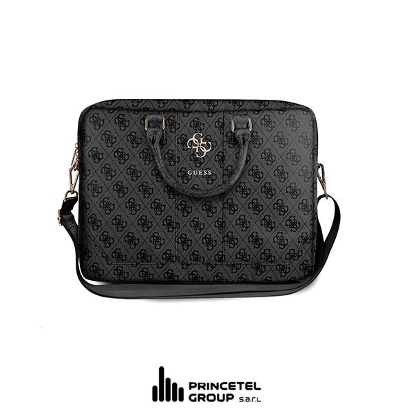 Guess PU 4G Metal Logo Computer Bag 15/16" Grey - mobile shop in Hamra, Beirut, Lebanon. New and used phones, iPhone, Samsung, Huawei, Xiaomi, Oppo, Realme, Honor, Google Pixel, tablets, laptops, computers, and accessories. متجر موبايلات في الحمرا، بيروت، لبنان. هواتف جديدة ومستعملة، آيفون، سامسونج، هواوي، شاومي، أوبو، ريلمي، هونر، جوجل بيكسل، أجهزة لوحية، لابتوبات، كمبيوترات، واكسسوارات.