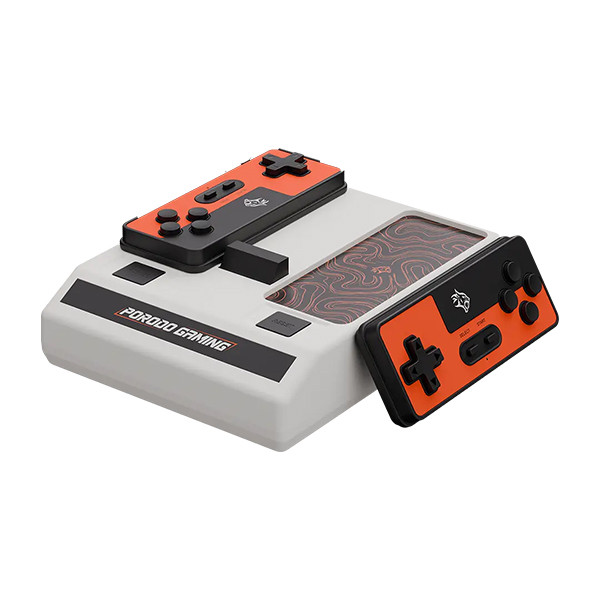 Porodo Gaming Video Game Console with Wireless Controllers & Built-in Games - Orange, mobiles, lebanon, samsung, iphones, new, used, laptops, computers, huawei, phone, mobile prices in lebanon,mobile prices