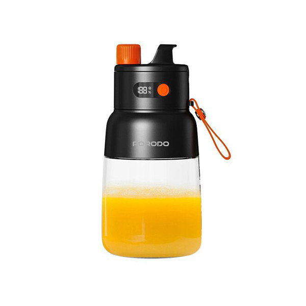 Porodo Lifestyle 70W Juicer, LED Display, 3000mAh, 1000ml, Type-C – Black/Orange, mobiles, lebanon, samsung, iphones, new, used, laptops, computers, huawei, phone, mobile prices in lebanon,mobile prices