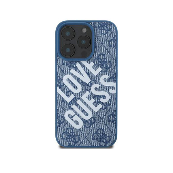 Guess MagSafe Hard Case With Big Love 16 Pro Max Blue, mobiles, lebanon, samsung, iphones, new, used, laptops, computers, huawei, phone, mobile prices in lebanon,mobile prices