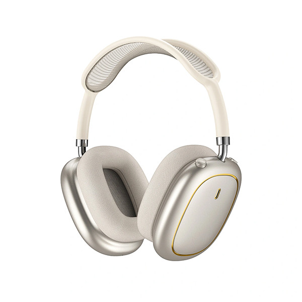 WIWU Airbuds MAX Active noise headphone Gold - mobile shop in Hamra, Beirut, Lebanon. New and used phones, iPhone, Samsung, Huawei, Xiaomi, Oppo, Realme, Honor, Google Pixel, tablets, laptops, computers, and accessories. متجر موبايلات في الحمرا، بيروت، لبنان. هواتف جديدة ومستعملة، آيفون، سامسونج، هواوي، شاومي، أوبو، ريلمي، هونر، جوجل بيكسل، أجهزة لوحية، لابتوبات، كمبيوترات، واكسسوارات.