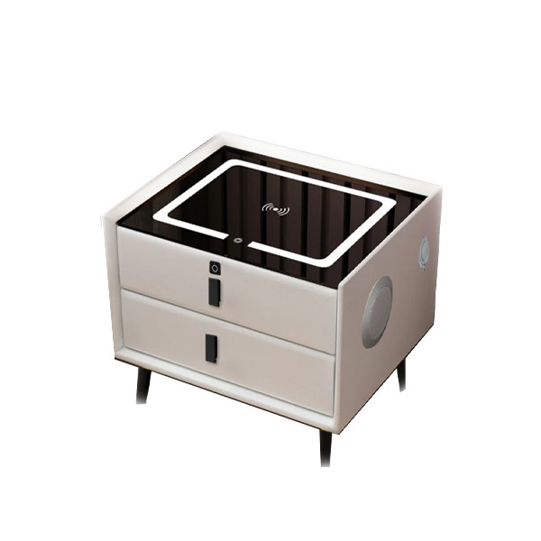 Modern USB Wireless Charging Smart Bedside Table With Fingerprint and speaker, mobiles, lebanon, samsung, iphones, new, used, laptops, computers, huawei, phone, mobile prices in lebanon,mobile prices