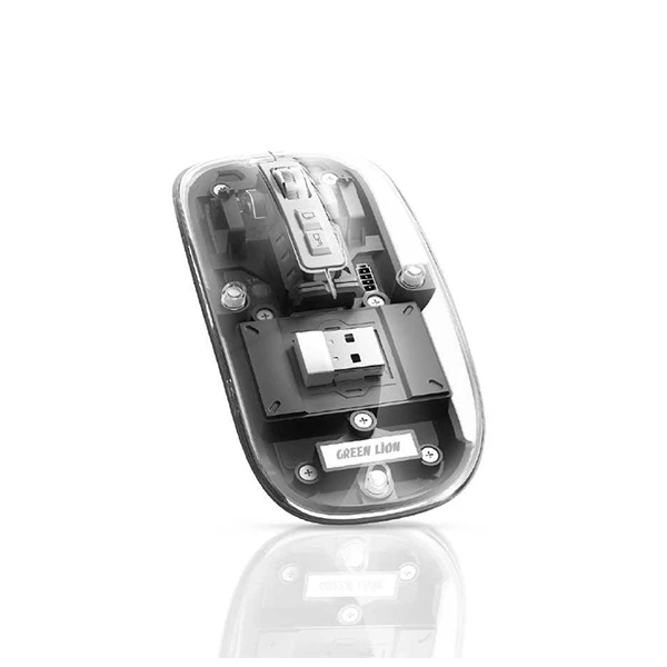 Green Lion Transparent Mouse 2400DPI 400mAh-Gray, mobiles, lebanon, samsung, iphones, new, used, laptops, computers, huawei, phone, mobile prices in lebanon,mobile prices