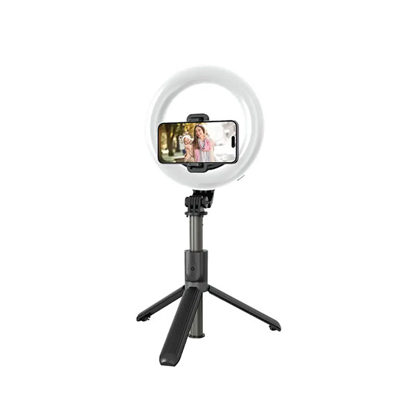 Green Lion Ring Light 6″ Selfie  Stick - Black, mobiles, lebanon, samsung, iphones, new, used, laptops, computers, huawei, phone, mobile prices in lebanon,mobile prices