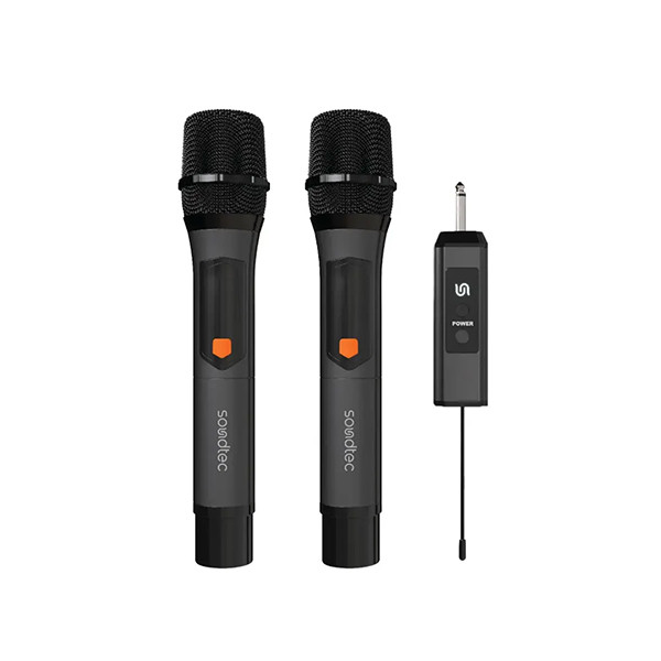 Porodo Soundtec Duo Mic Aluminum Rechargeable Wireless Microphone, mobiles, lebanon, samsung, iphones, new, used, laptops, computers, huawei, phone, mobile prices in lebanon,mobile prices