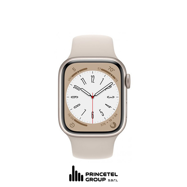 Apple Watch S8 Starlight 45 Mm - mobile shop in Hamra, Beirut, Lebanon. New and used phones, iPhone, Samsung, Huawei, Xiaomi, Oppo, Realme, Honor, Google Pixel, tablets, laptops, computers, and accessories. متجر موبايلات في الحمرا، بيروت، لبنان. هواتف جديدة ومستعملة، آيفون، سامسونج، هواوي، شاومي، أوبو، ريلمي، هونر، جوجل بيكسل، أجهزة لوحية، لابتوبات، كمبيوترات، واكسسوارات.