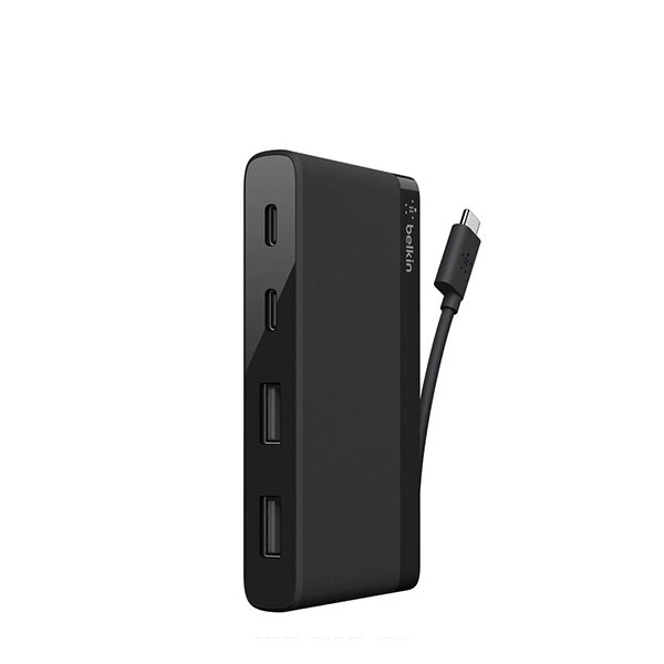 Belkin USB-C 4-Port Mini Hub (USB Type-C), mobiles, lebanon, samsung, iphones, new, used, laptops, computers, huawei, phone, mobile prices in lebanon,mobile prices