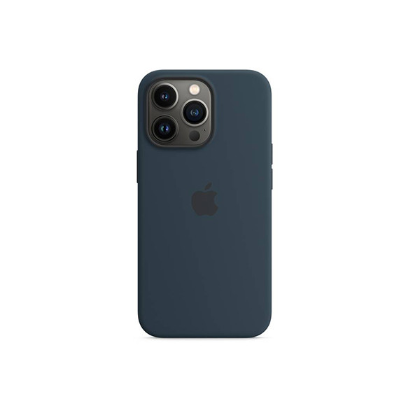 Apple Iphone 13 Pro Silicone Case Abyss Blue With Magsafe, mobiles, lebanon, samsung, iphones, new, used, laptops, computers, huawei, phone, mobile prices in lebanon,mobile prices