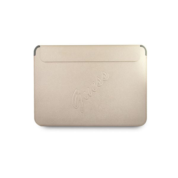 Guess sleeve GUCS13PUSASLG 13"  Saffiano Script for Macbook - Gold, mobiles, lebanon, samsung, iphones, new, used, laptops, computers, huawei, phone, mobile prices in lebanon,mobile prices