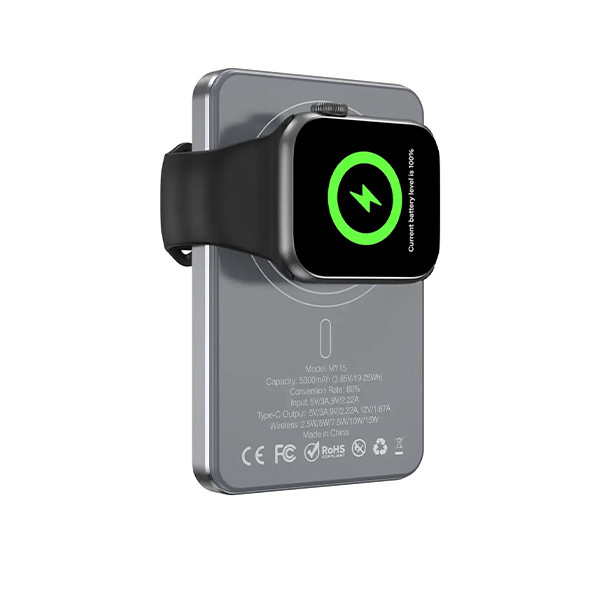 Green Lion G Mag 3 IN 1 5000mAh Power Bank PD  20W - Black - mobile shop in Hamra, Beirut, Lebanon. New and used phones, iPhone, Samsung, Huawei, Xiaomi, Oppo, Realme, Honor, Google Pixel, tablets, laptops, computers, and accessories. متجر موبايلات في الحمرا، بيروت، لبنان. هواتف جديدة ومستعملة، آيفون، سامسونج، هواوي، شاومي، أوبو، ريلمي، هونر، جوجل بيكسل، أجهزة لوحية، لابتوبات، كمبيوترات، واكسسوارات.