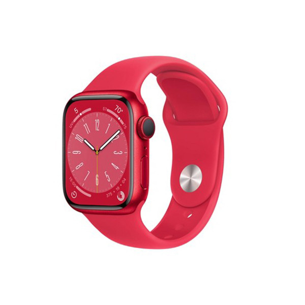 Apple Watch S8 Red Aluminum Case 41MM with Sport Band, mobiles, lebanon, samsung, iphones, new, used, laptops, computers, huawei, phone, mobile prices in lebanon,mobile prices