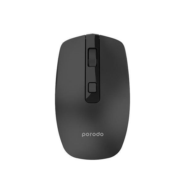 Porodo 2.4G Wireless and  Bluetooth Rechargeable Mouse DPI 1600 - Black, mobiles, lebanon, samsung, iphones, new, used, laptops, computers, huawei, phone, mobile prices in lebanon,mobile prices