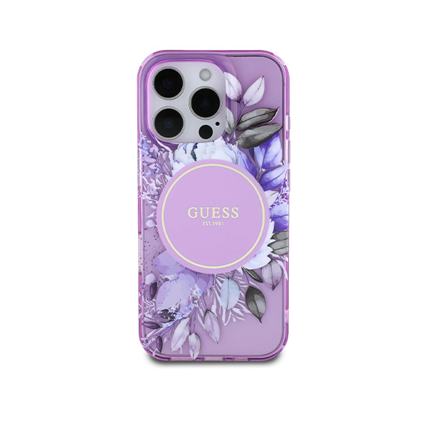 Guess MagSafe Flower Design for Iphone 16 pro max, mobiles, lebanon, samsung, iphones, new, used, laptops, computers, huawei, phone, mobile prices in lebanon,mobile prices