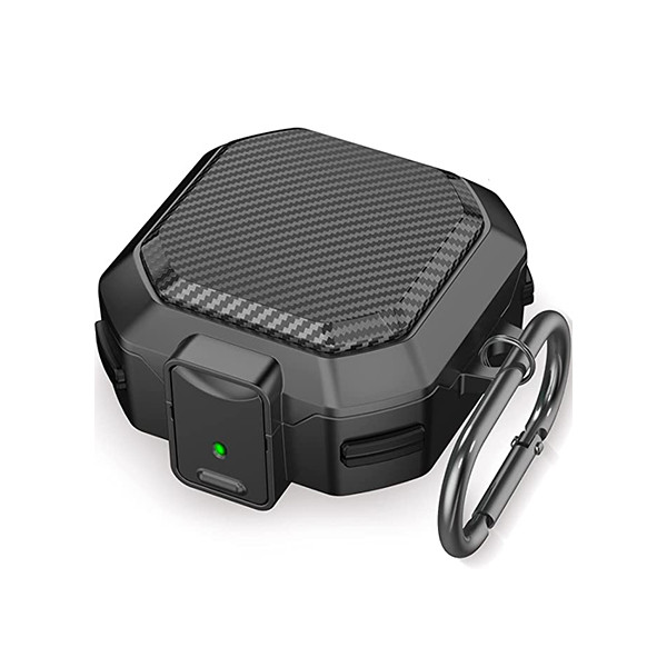 StopTime Protective Case New upgrade for Samsung Buds 2 - Carbon Fiber Black, mobiles, lebanon, samsung, iphones, new, used, laptops, computers, huawei, phone, mobile prices in lebanon,mobile prices