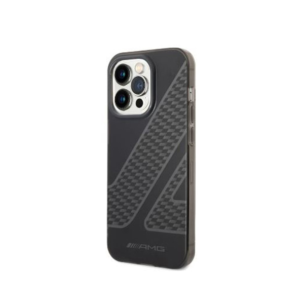 AMG Frosted PC Case - Checkered Pattern, Bumper Protection iPhone 14 Pro Max Compatibility - Black, mobiles, lebanon, samsung, iphones, new, used, laptops, computers, huawei, phone, mobile prices in lebanon,mobile prices