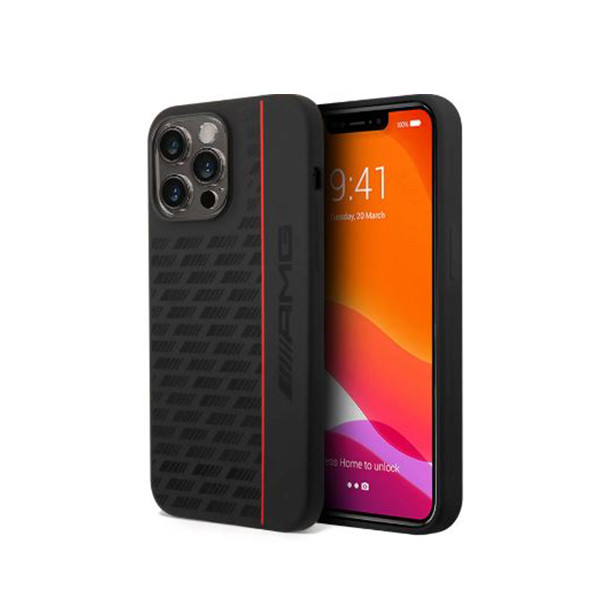 AMG Liquid Silicone Case - Carbon Pattern, Bumper Protection iPhone 14 Pro Max Compatibility - Black, mobiles, lebanon, samsung, iphones, new, used, laptops, computers, huawei, phone, mobile prices in lebanon,mobile prices