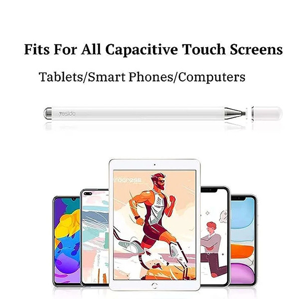 Yesido Capacitive Stylus Pen ST03 - mobile shop in Hamra, Beirut, Lebanon. New and used phones, iPhone, Samsung, Huawei, Xiaomi, Oppo, Realme, Honor, Google Pixel, tablets, laptops, computers, and accessories. متجر موبايلات في الحمرا، بيروت، لبنان. هواتف جديدة ومستعملة، آيفون، سامسونج، هواوي، شاومي، أوبو، ريلمي، هونر، جوجل بيكسل، أجهزة لوحية، لابتوبات، كمبيوترات، واكسسوارات.